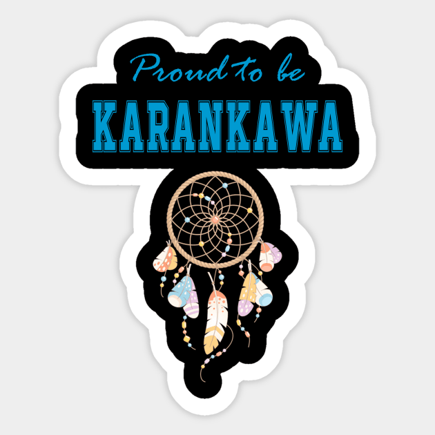 Native American Karankawa Dreamcatcher 50 Sticker by Jeremy Allan Robinson